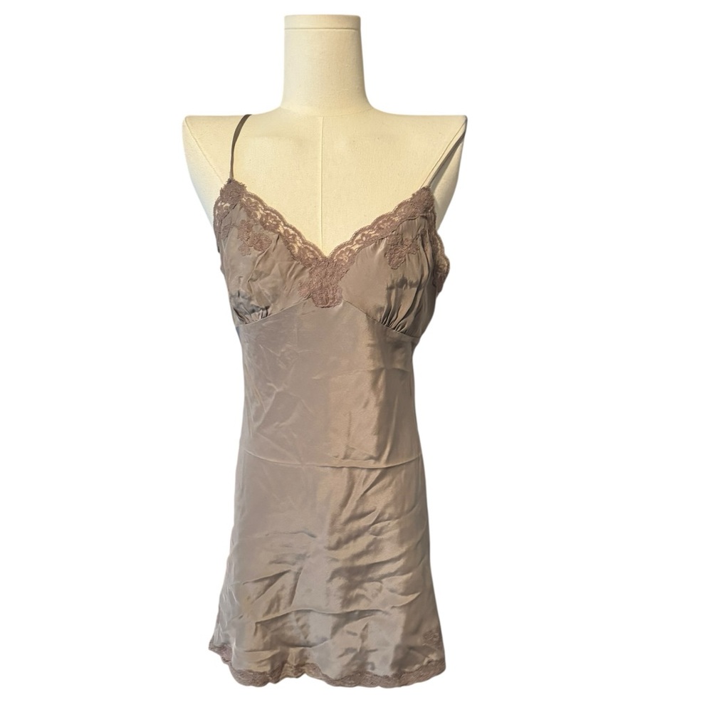 Gold Hawk Lace Trim Chemise